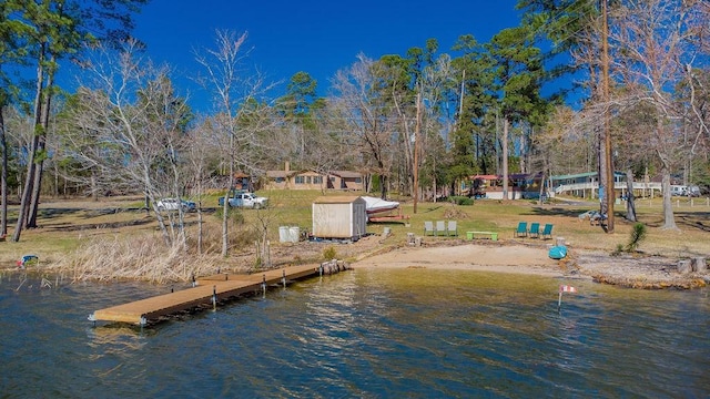 505 County Road 3420, Hawkins, TX 75765 - dock area featuring a water view