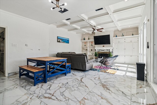 2616 NW Lambda Ln, Flower Mound, TX 75028 - bedroom featuring carpet flooring, baseboards, and ceiling fan