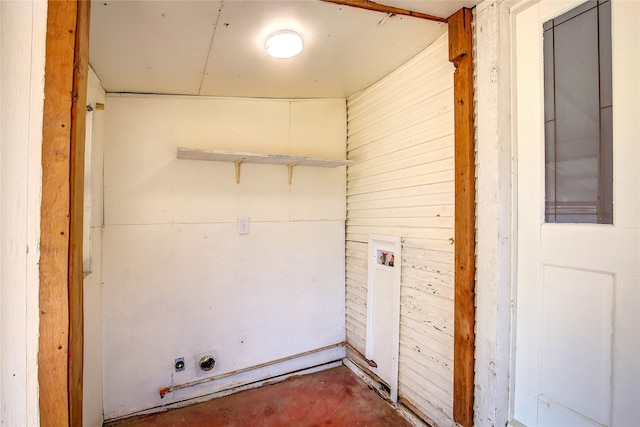 washroom with laundry area, washer hookup, and hookup for an electric dryer