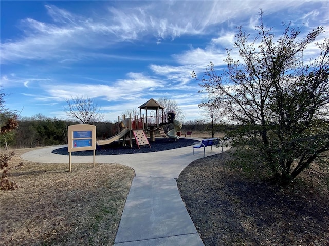 view of communal playground