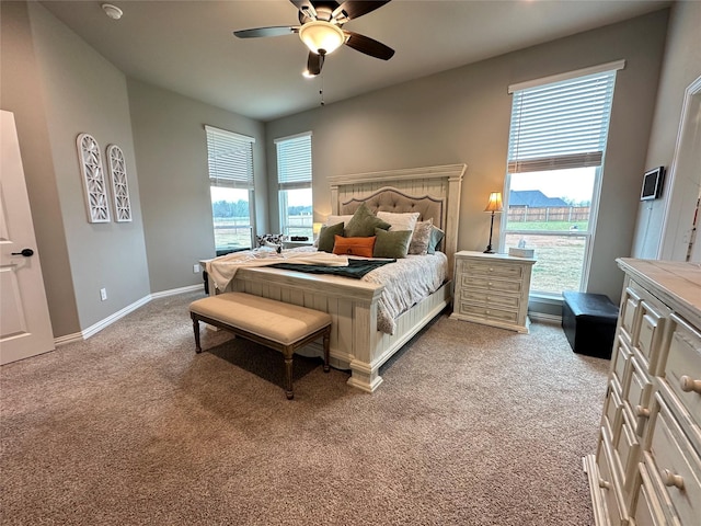 213 Stuart St, Paradise, TX 76073 - bedroom featuring carpet floors and ceiling fan