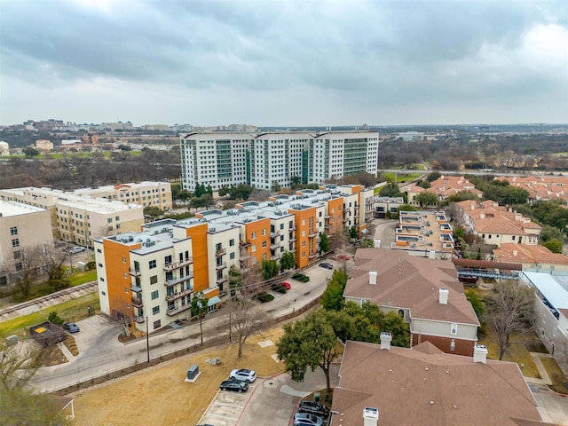 aerial view featuring a view of city