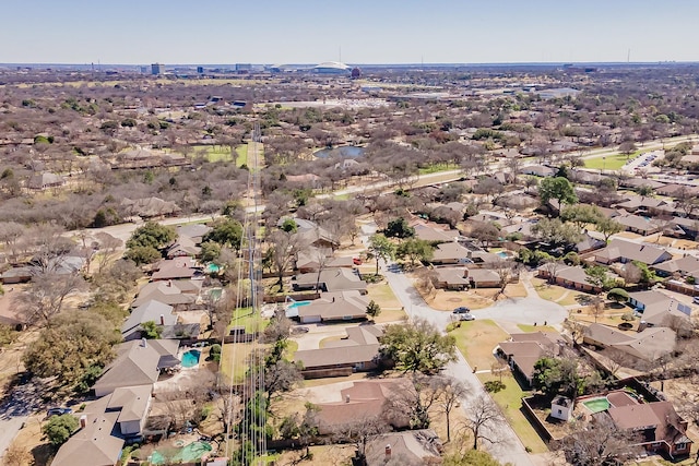 birds eye view of property featuring a residential view