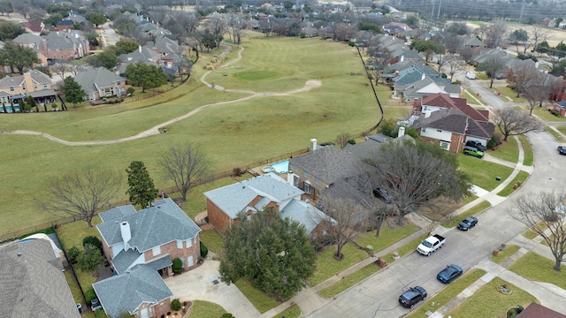 bird's eye view featuring a residential view