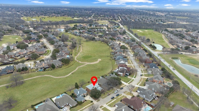 birds eye view of property featuring a residential view