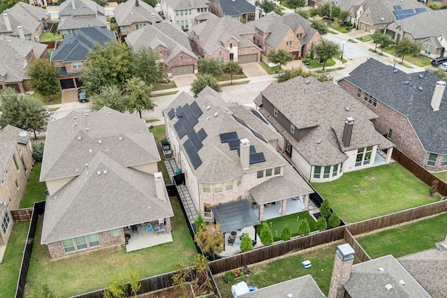 drone / aerial view featuring a residential view