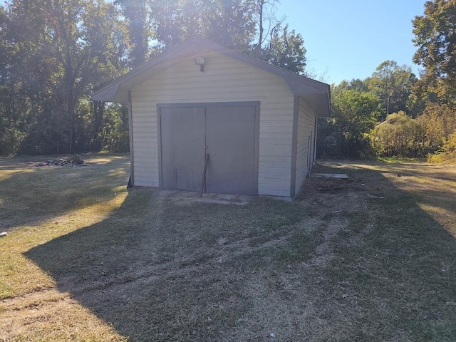 view of outbuilding featuring an outdoor structure