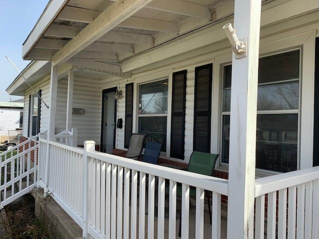 exterior space featuring a porch