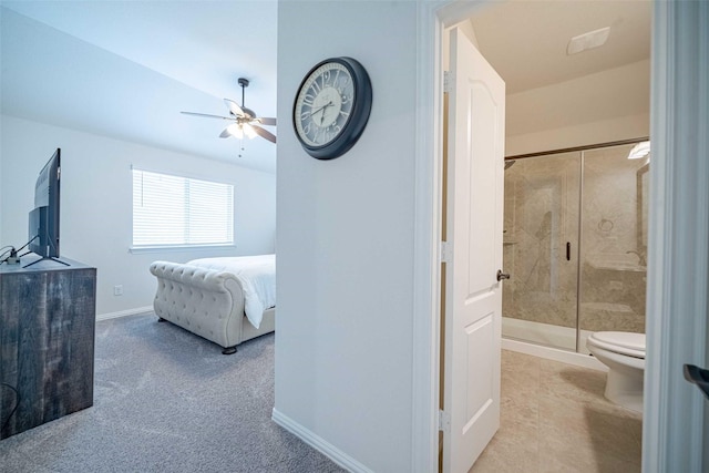 4130 Lagoon Pl, Royse City, TX 75189 - carpeted bedroom with baseboards and ceiling fan