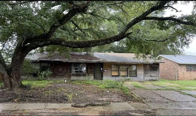 view of ranch-style house