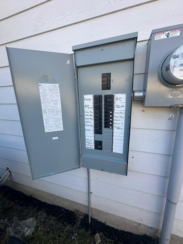 details featuring electric meter