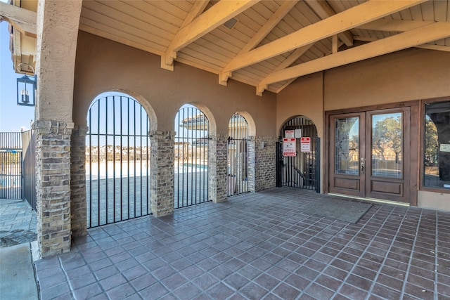 2503 Tierra Unit 1, Irving, TX 75038 - view of patio / terrace featuring french doors