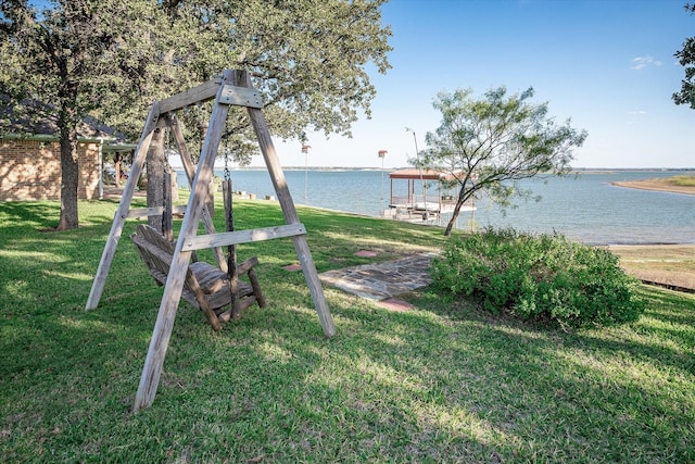510 Meadow Pond Ct, Runaway Bay, TX 76426 - exterior space with a water view