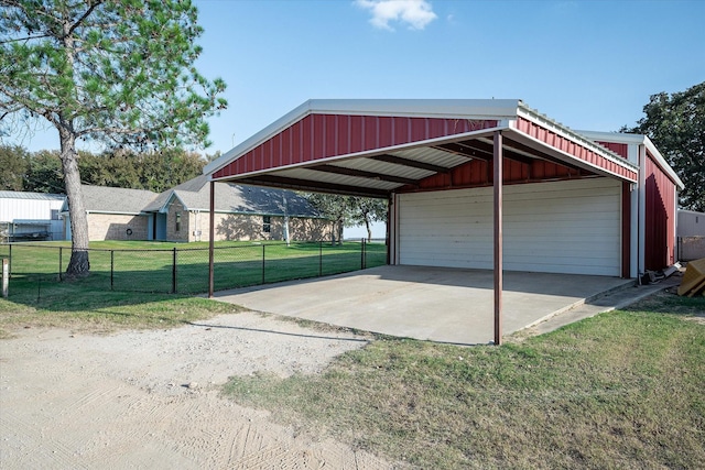 510 Meadow Pond Ct, Runaway Bay, TX 76426 - exterior space featuring a garage and fence