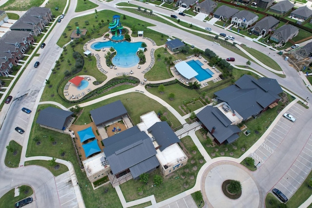 birds eye view of property featuring a residential view