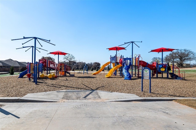 view of communal playground