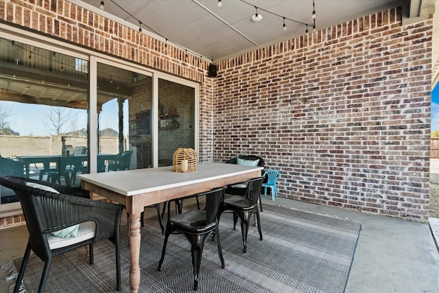 view of patio / terrace with outdoor dining area