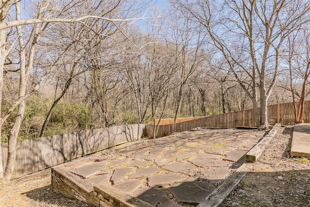 view of patio / terrace with a fenced backyard