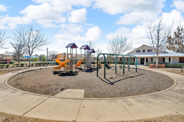 view of communal playground