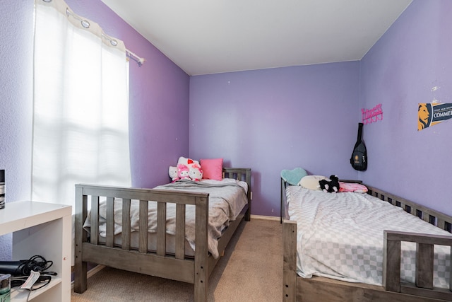 bedroom featuring carpet floors