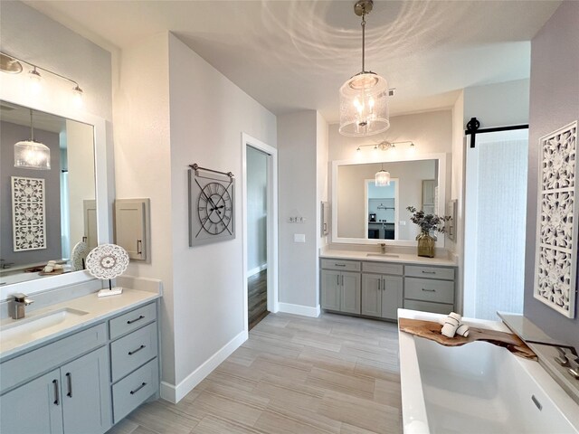 1000 Sutherland Cres, Northlake, TX 76247 - full bath with two vanities and baseboards