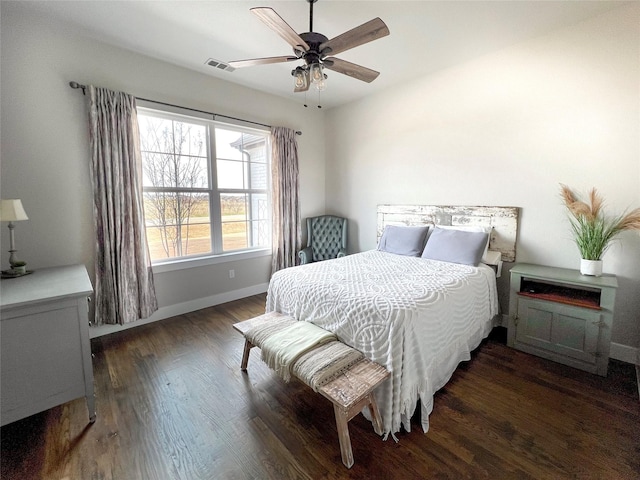 1000 Sutherland Cres, Northlake, TX 76247 - bedroom with wood finished floors, baseboards, and ceiling fan