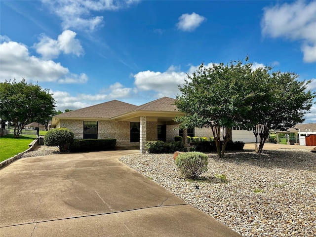 4227 Mojave Dr, Granbury, TX 76049 - view of front of home featuring brick siding
