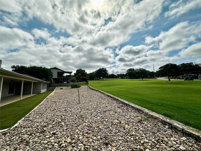 4227 Mojave Dr, Granbury, TX 76049 - view of community featuring a lawn