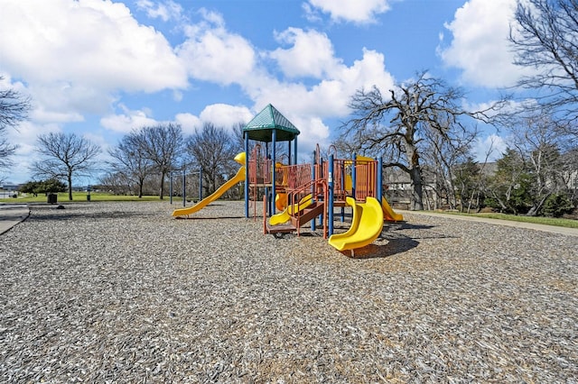 view of communal playground