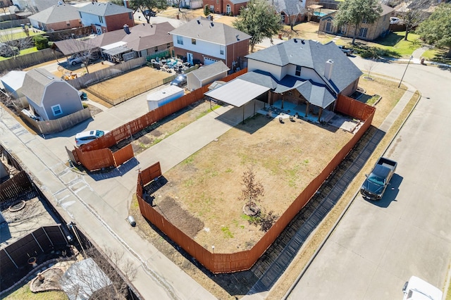 drone / aerial view featuring a residential view