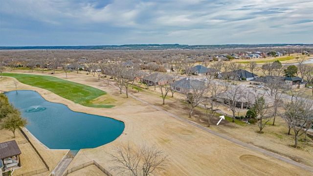 bird's eye view featuring golf course view