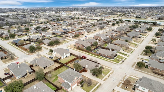 drone / aerial view featuring a residential view