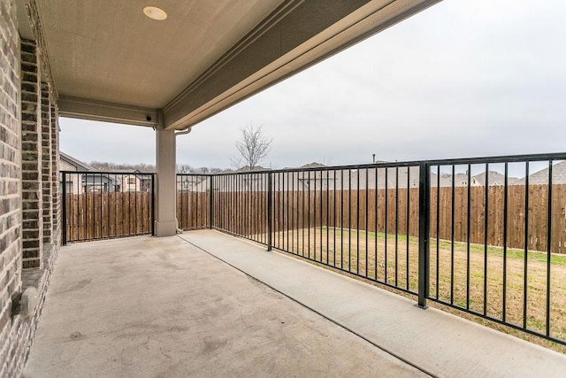 view of patio / terrace