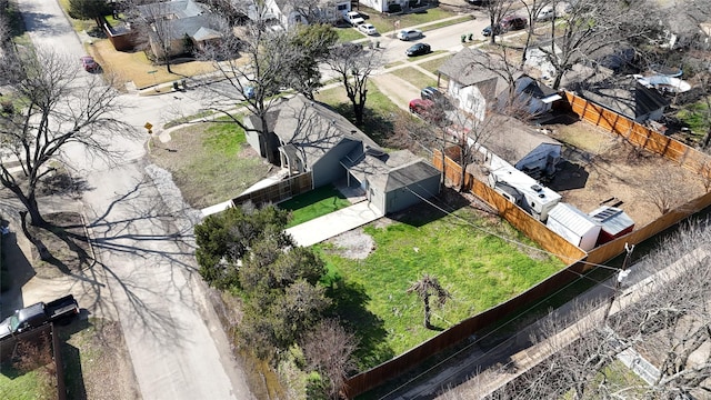 drone / aerial view featuring a residential view