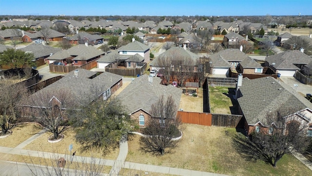 birds eye view of property featuring a residential view