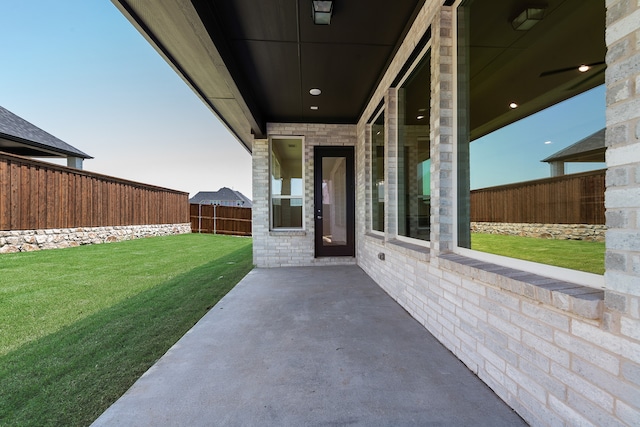 830 Montrose Dr, Rockwall, TX 75087 - fenced backyard with a patio