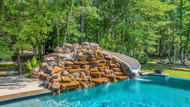 19909 County Road 1102, Flint, TX 75762 - outdoor pool with a water slide