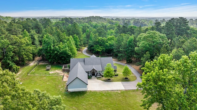 19909 County Road 1102, Flint, TX 75762 - view of subject property featuring a heavily wooded area