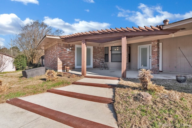 6090 Dorchester Cir, Keithville, LA 71047 - property entrance featuring brick siding and a porch