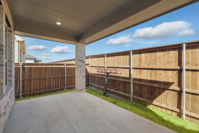 view of patio