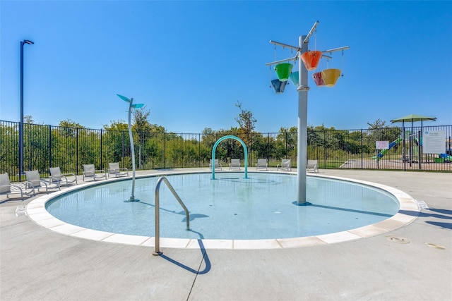 pool with fence