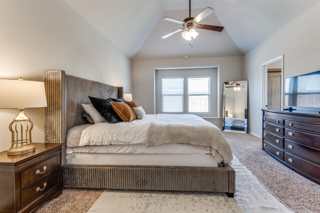 bedroom featuring connected bathroom, visible vents, baseboards, light carpet, and a ceiling fan