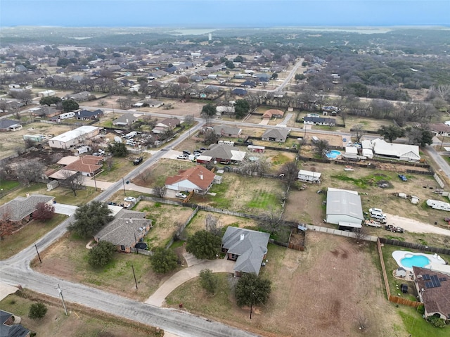 drone / aerial view featuring a residential view