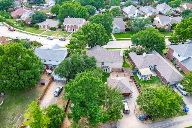 birds eye view of property featuring a residential view