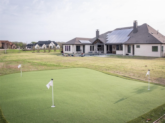 910 Greenacres Ln, Lucas, TX 75002 - surrounding community featuring fence, a lawn, and a patio