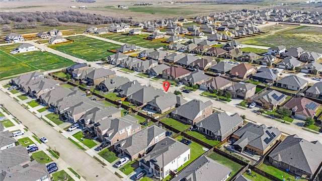 bird's eye view featuring a residential view