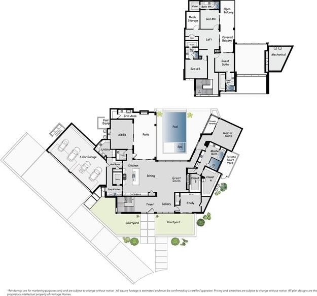 1518 Winsbury Way, Westlake, TX 76262 - view of layout