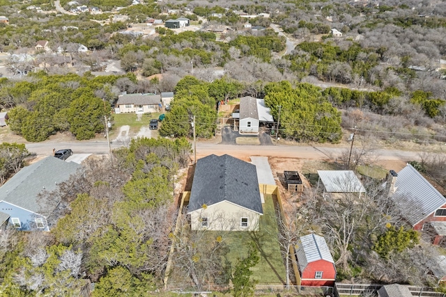 bird's eye view featuring a residential view