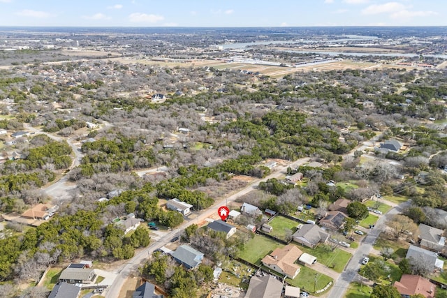 bird's eye view featuring a residential view