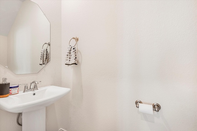 bathroom with a sink